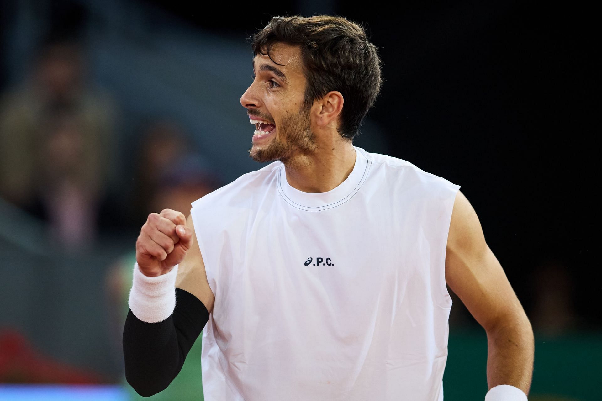 Lorenzo Musetti at the Madrid Open 2025. (Photo: Getty)